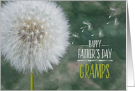 Gramps Father’s Day Dandelion Wish and Flying Seeds card