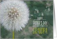 Grandpa Father’s Day Dandelion Wish and Flying Seeds card
