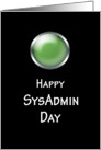 SysAdmin Day computer green light employee appreciation card