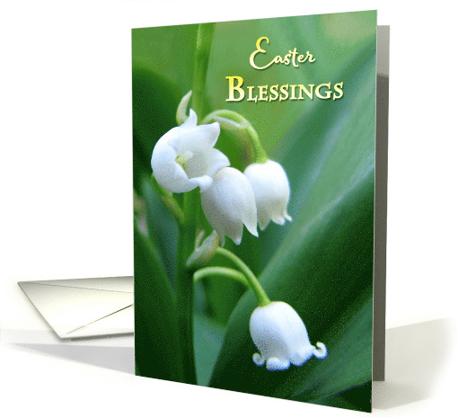 Easter Blessings Floral Lily of the Valley card (752333)