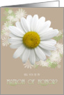 Will you be my Matron of Honor? Daisy Oyster color card