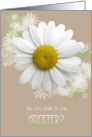 Will you be our Greeter? Daisy Oyster color card