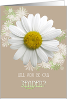 Will you be our Reader? Daisy Oyster color card