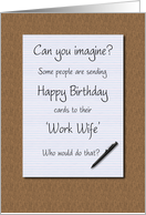 Work Wife Birthday Cards From Greeting Card Universe