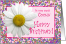 Happy Birthday Cousin Daisy card