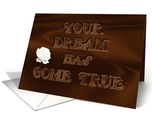 National Chocolate Day Dream Come True card (827931)
