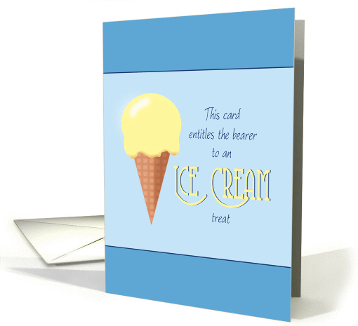 Summer Camp Thinking of You Ice Cream Cone card (835041)