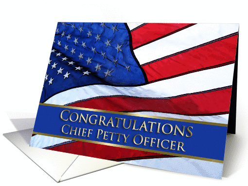 Congratulations Chief Petty Officer card (853344)