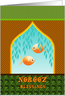 Persian New Year Co-worker Norooz Blessings Goldfish card