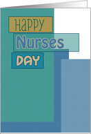 Nurses Male Nurse Blue Scrapbook Look card