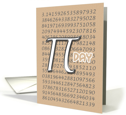 Invitation Pi Day party 3.14 March 14th card (910509)