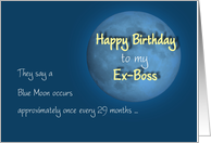 Birthday for Ex-Boss...