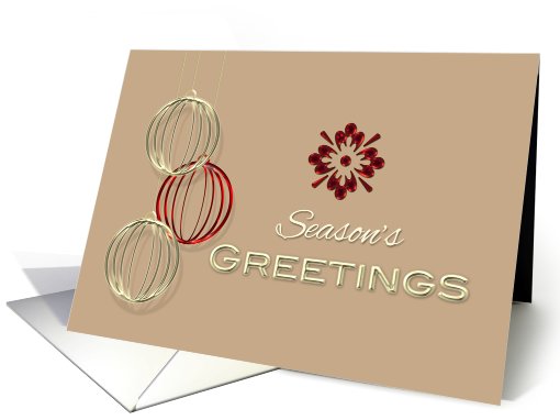 Season's Greetings Ornaments Elegant Business for... (999073)