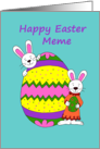 Happy Easter Meme card