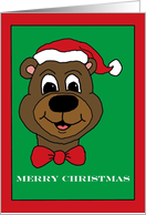 christmas bear card
