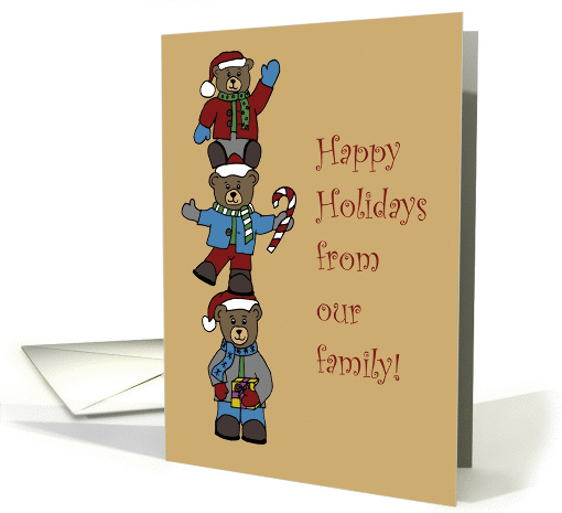 Family greetings card (321918)
