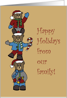 Family greetings card