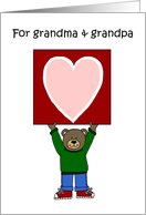 grandparents valentine card