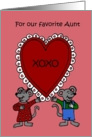 Aunt valentine card