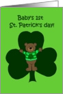 Baby’s 1st St. Patrick’s day card
