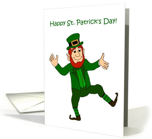 Happy Leprechaun card (377265)