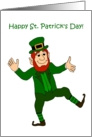 Happy Leprechaun card