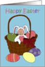 Happy Easter basket card