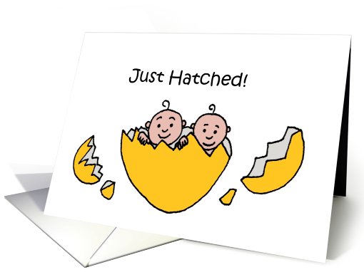 Just Hatched in yellow! card (398742)