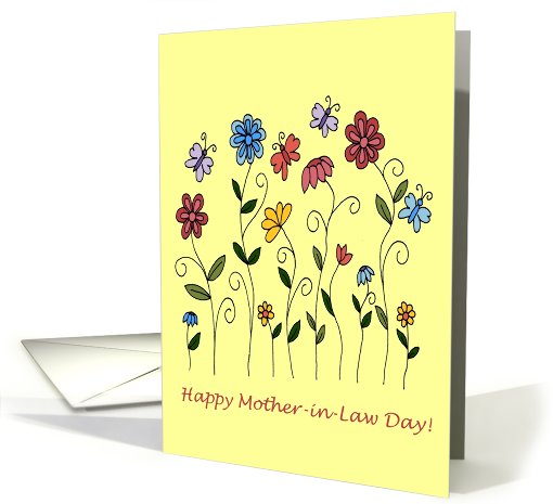 Flowers for Mother-in-law card (417390)
