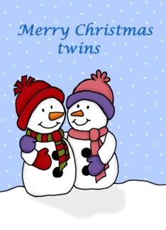 merry christmas twin...