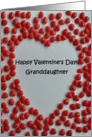 Valentine candy heart card to granddaughter card
