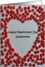 Valentine candy heart card to godmother card