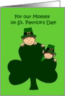 St. Patrick’s day greetings for mother card