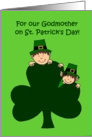 St. Patrick’s day greetings for godmother card