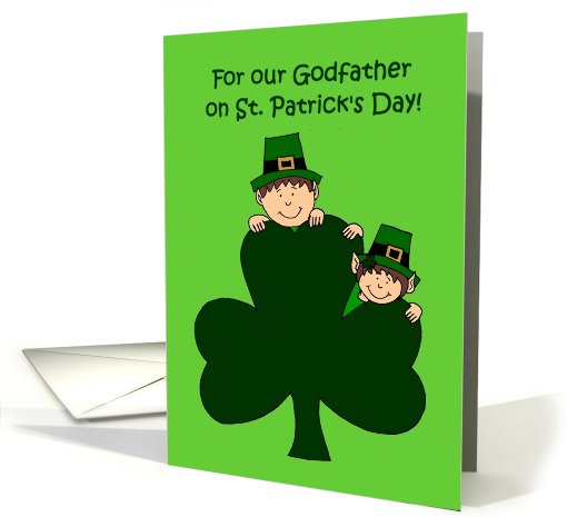St. Patrick's day greetings for godfather card (569766)