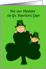 St. Patrick’s day greetings for mother card