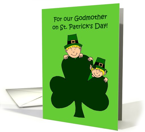 St. Patrick's day greetings for godmother card (569779)