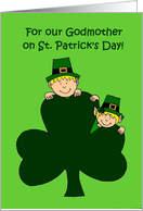 St. Patrick’s day greetings for godmother card