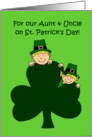 St. Patrick’s day greetings for aunt and uncle card