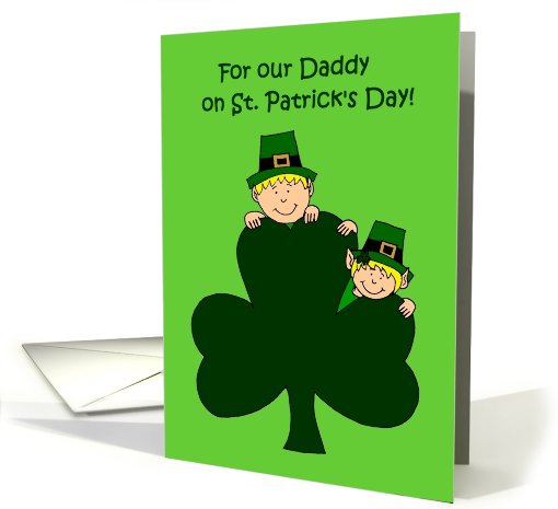 St. Patrick's day greetings for dad card (569785)