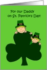 St. Patrick’s day greetings for dad card