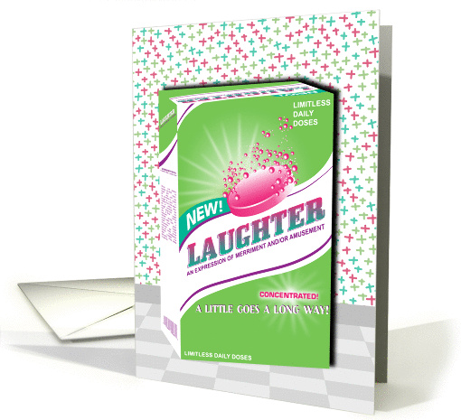 Effervescent Laughter Get Well Soon card (1044857)