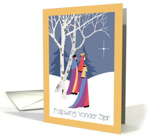 Three Kings Following Bright Star card (1750518)