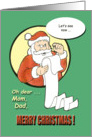 Merry Christmas Mom and Dad - humor card
