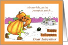 Halloween - babysitter card