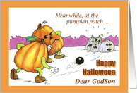 Halloween - godson card