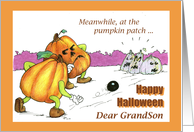 Halloween - grandson card