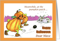 Halloween - niece card