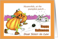 Halloween - sister-in-law card