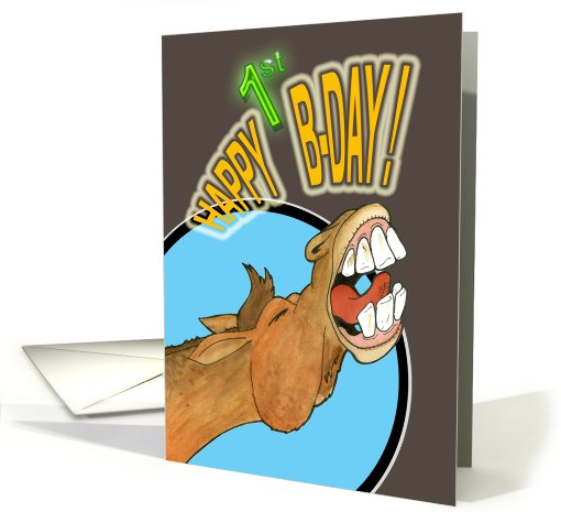 Happy 1st Birthday card (578643)